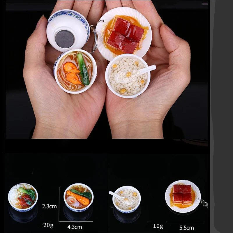Rynx | Enchanting Mini Chinese Cuisine Bowl Playset - Cute Decorative Items for Children and Home