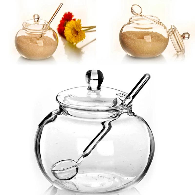 Rynx | Elegant 250ml glass spice and candy jar - Chic home storage solution
