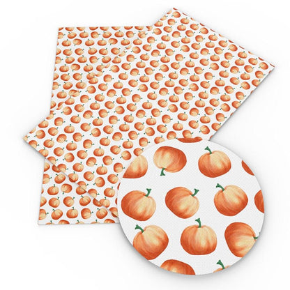 Rynx | Autumn-inspired Leaf Pattern Faux Leather Craft Fabric for DIY and Upholstery