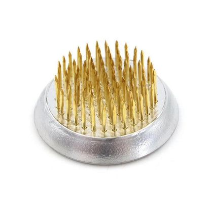 Rynx | Elegant Brass Kenzan Tool for exquisite Flower Arrangements