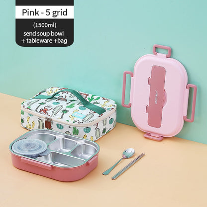 Rynx | Stainless Steel Multi Compartment Kids Lunch Box