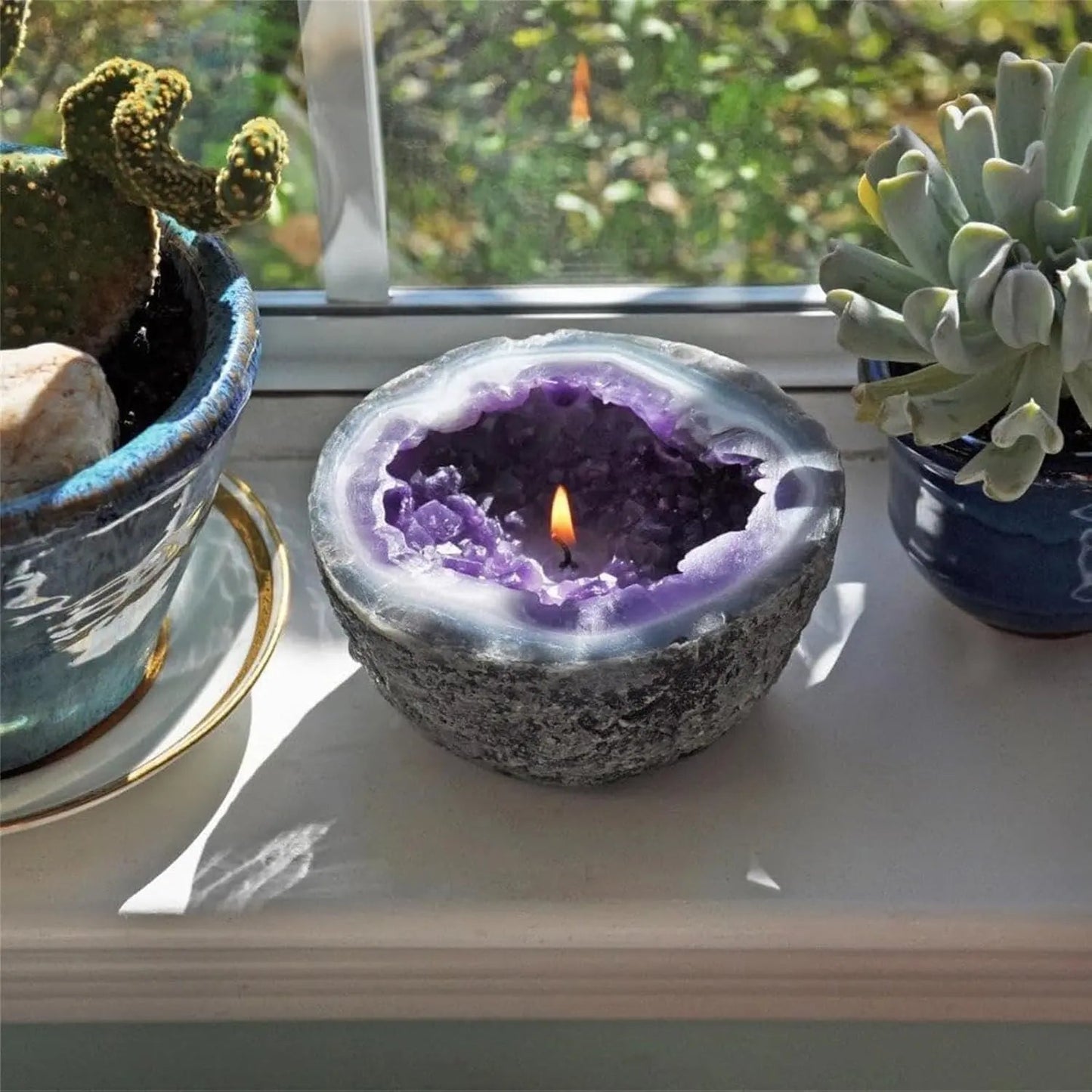 Rynx | Healing Energy Crystal Candle for Relaxation and Positive Energy