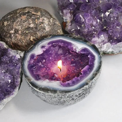 Rynx | Healing Energy Crystal Candle for Relaxation and Positive Energy