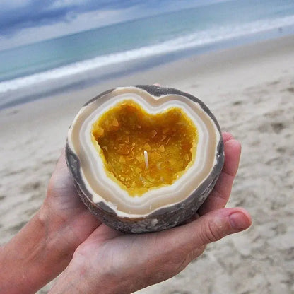 Rynx | Healing Energy Crystal Candle for Relaxation and Positive Energy