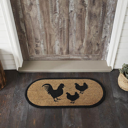 Rynx | Down Home Rooster & Hens Coconut Mat