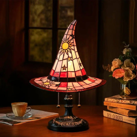 Rynx | Witch Hat Lamp – Magical Light for Halloween, Gothic & Fantasy Decor