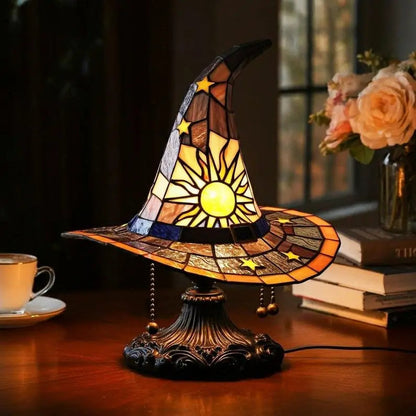 Rynx | Witch Hat Lamp – Magical Light for Halloween, Gothic & Fantasy Decor