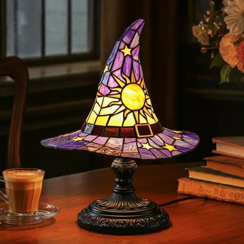 Rynx | Witch Hat Lamp – Magical Light for Halloween, Gothic & Fantasy Decor