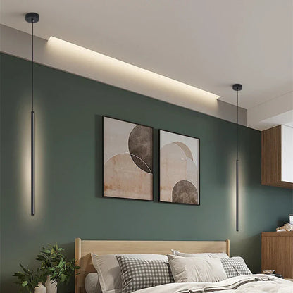 Rynx | Nordic LED Pendant Light: Minimalist design with creative lines, perfect for the bedroom, dining area