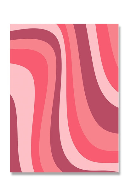 Rynx | Pink Abstract Canvas Poster