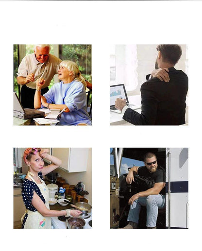 Rynx | Handheld Back Massager, Deep Tissue Back Muscle Foot Neck Shoulder Leg