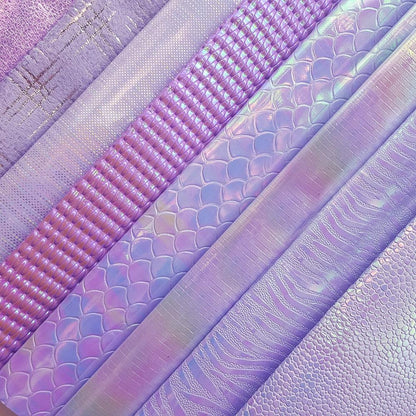 Rynx | Sparkling Violet Faux Leather Fabric - A Must-Have for Sparkling DIY Projects
