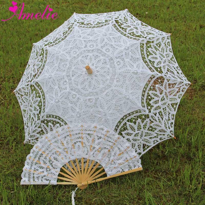 Rynx | Victorian Elegance Bottle Umbrella and Fan Set: Handmade Timeless Beauty A0138 beige