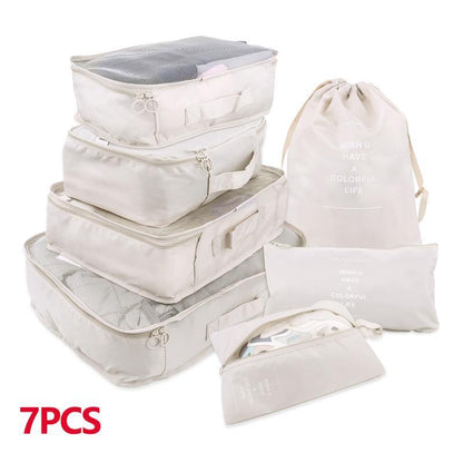 Rynx | Travel Smart: versatile 8/6/1-piece organizer set for effortless packing