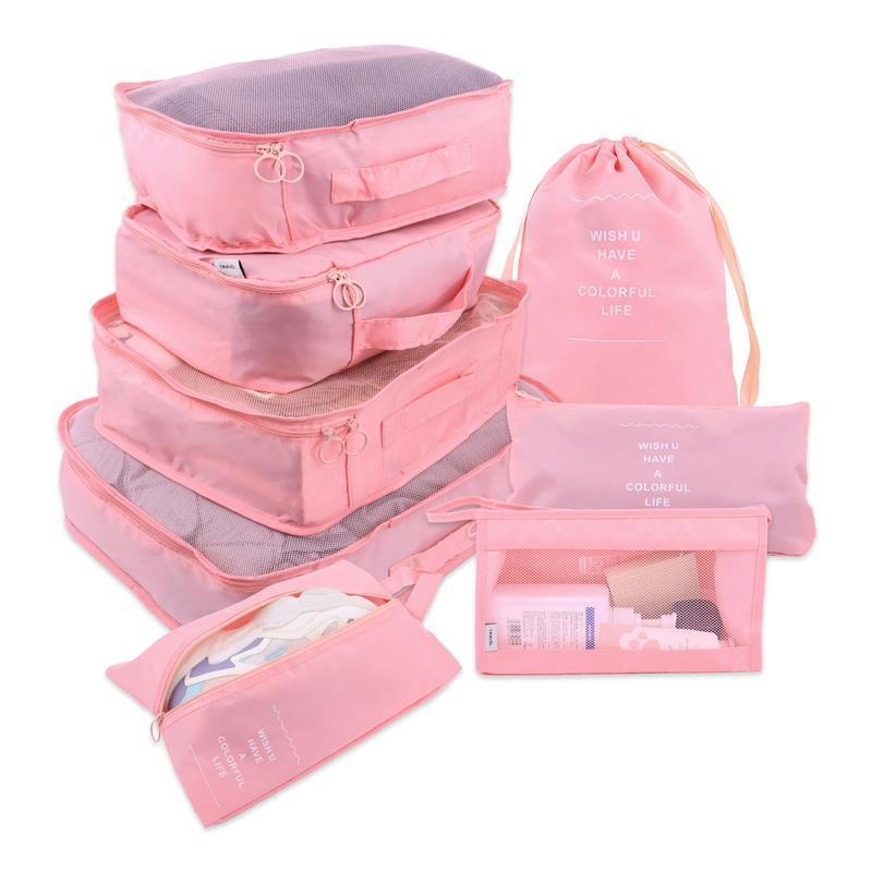 Rynx | Travel Smart: versatile 8/6/1-piece organizer set for effortless packing