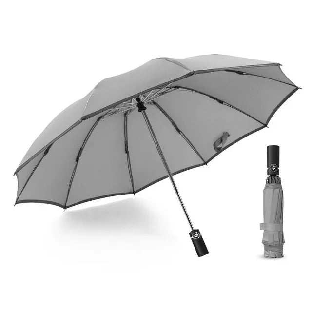 Rynx | Stay Dry and Stylish with our Inverted Umbrella – Windproof, Folding, and Reflective!
