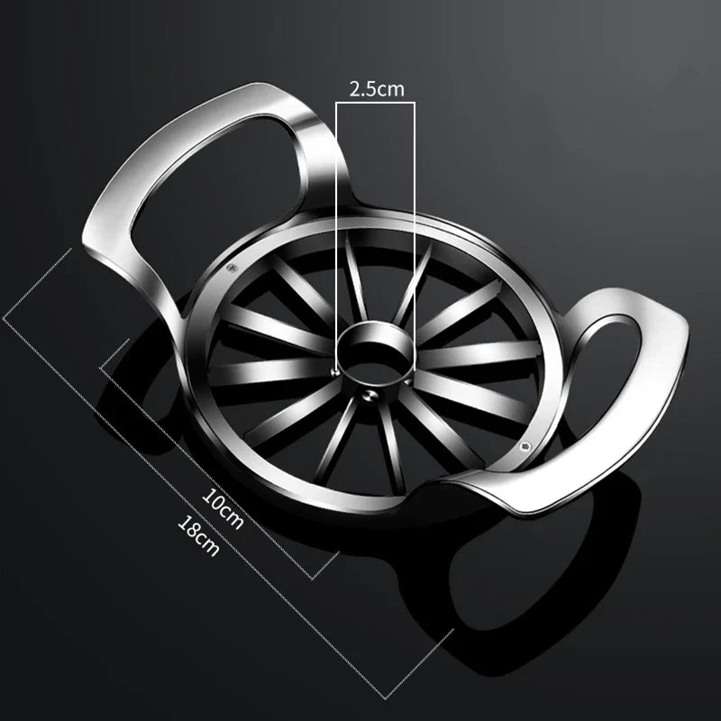Rynx | Versatile 8-in-1 Stainless Steel Kitchen Tool: Apple Corer, Slicer, Fruit Splitter, Pear Divider, Cutting Knife, Vegetable Chopper, and More!