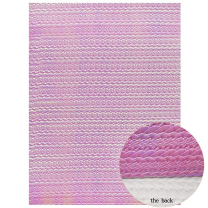 Rynx | Sparkling Pink Holographic Hard Glitter Fabric - Premium Crafting Delights