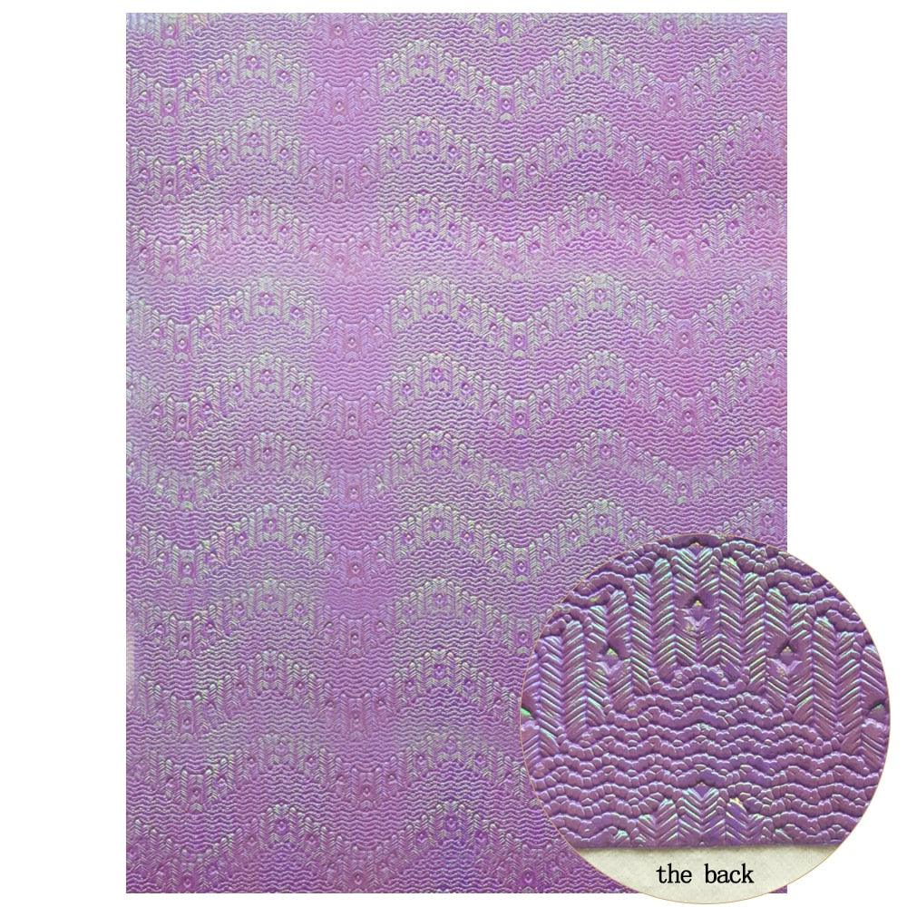 Rynx | Sparkling Violet Faux Leather Fabric - A Must-Have for Sparkling DIY Projects