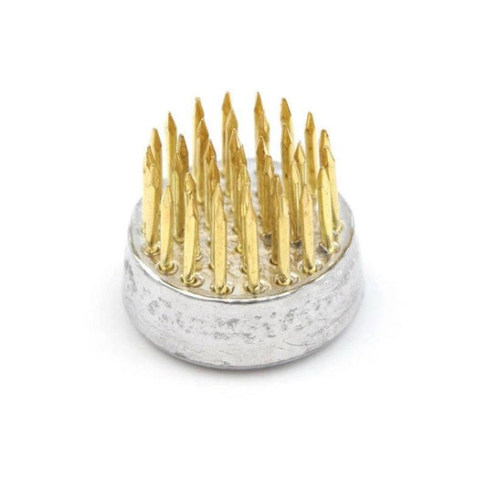 Rynx | Elegant Brass Kenzan Tool for exquisite Flower Arrangements