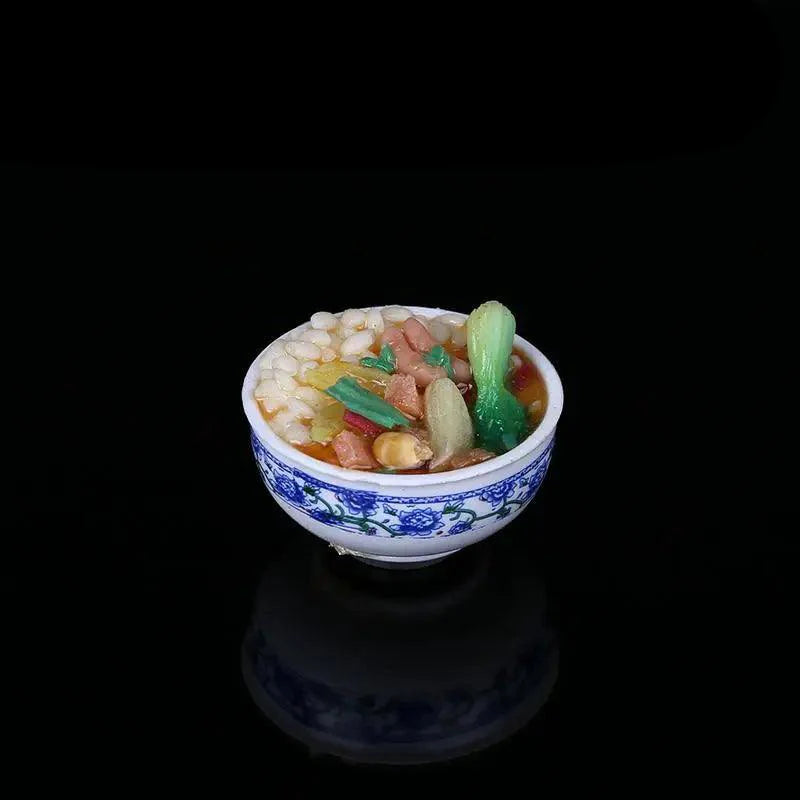 Rynx | Enchanting Mini Chinese Cuisine Bowl Playset - Cute Decorative Items for Children and Home