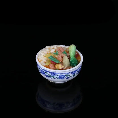 Rynx | Enchanting Mini Chinese Cuisine Bowl Playset - Cute Decorative Items for Children and Home