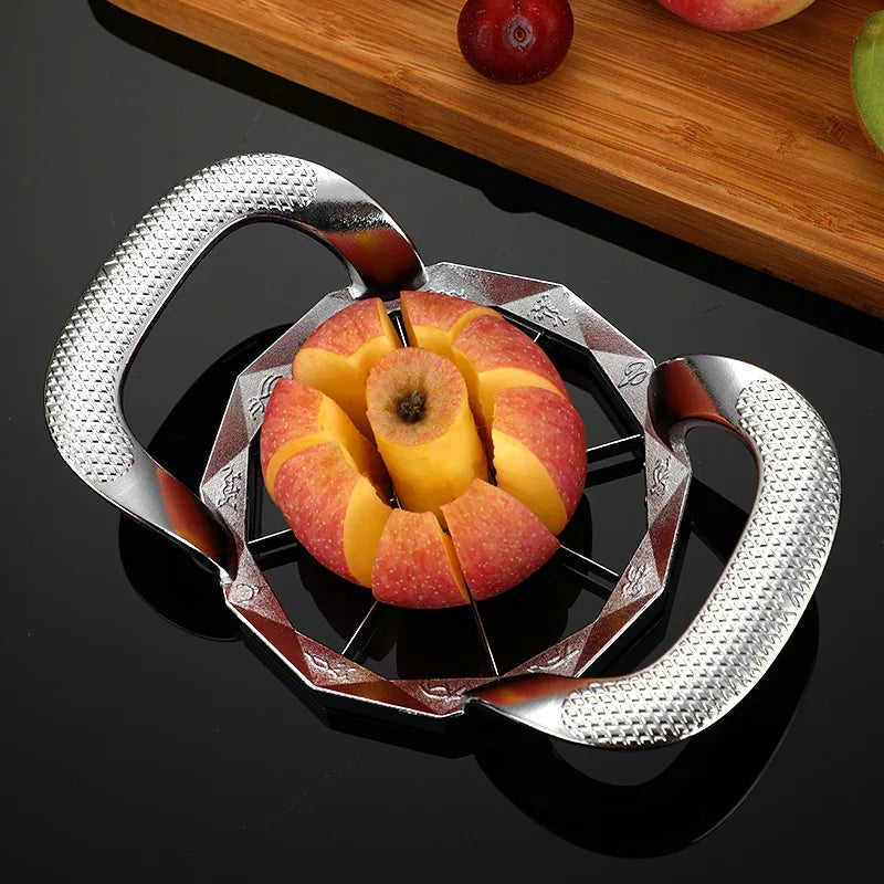 Rynx | Versatile 8-in-1 Stainless Steel Kitchen Tool: Apple Corer, Slicer, Fruit Splitter, Pear Divider, Cutting Knife, Vegetable Chopper, and More!
