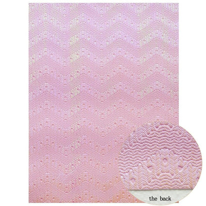 Rynx | Sparkling Pink Holographic Hard Glitter Fabric - Premium Crafting Delights