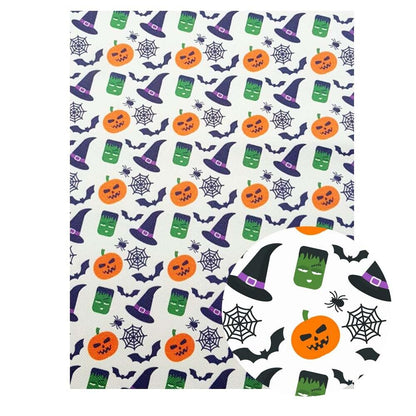 Rynx | Halloween Themed PU Leather Craft Sheets - Essential for Spooky DIY Projects 🎃