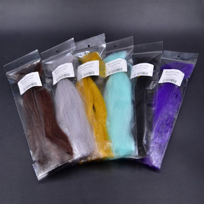 Rynx | Premium Fly-Tying Fiber Set: 12 Vibrant Colors for Creative Streamer Designs