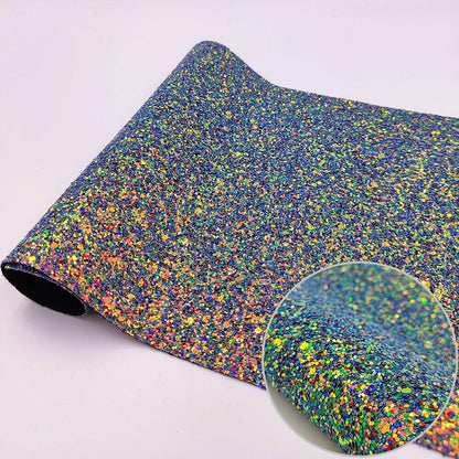 Rynx | Shiny Gem Star Chunky Glitter Faux Leather - Premium Craft Vinyl