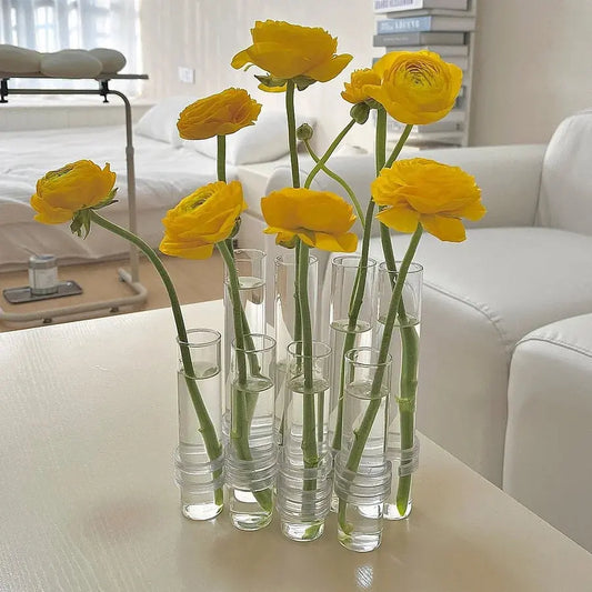 Rynx | Hinged-Flower vase – Flexible and elegant glass vase