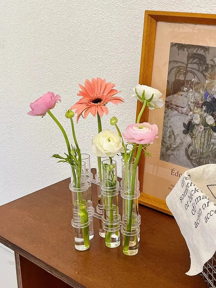 Rynx | Hinged-Flower vase – Flexible and elegant glass vase