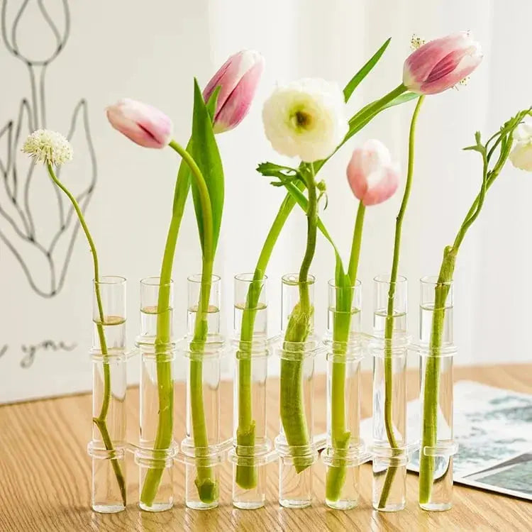 Rynx | Hinged-Flower vase – Flexible and elegant glass vase