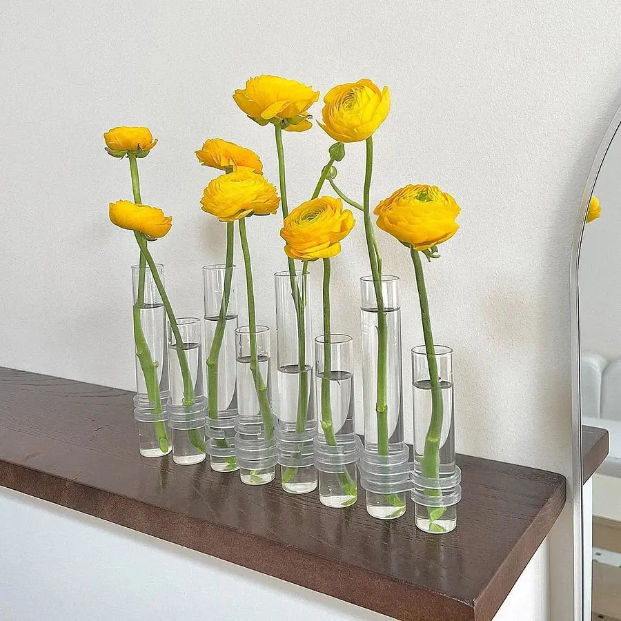 Rynx | Hinged-Flower vase – Flexible and elegant glass vase