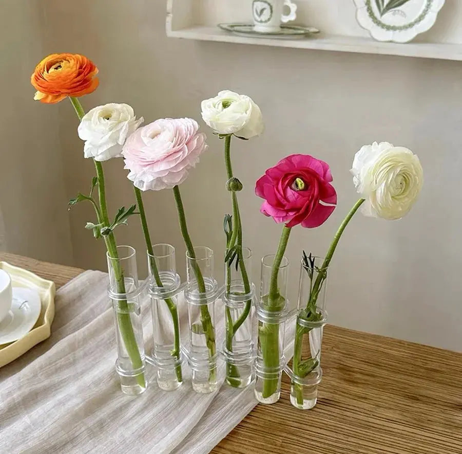 Rynx | Hinged-Flower vase – Flexible and elegant glass vase