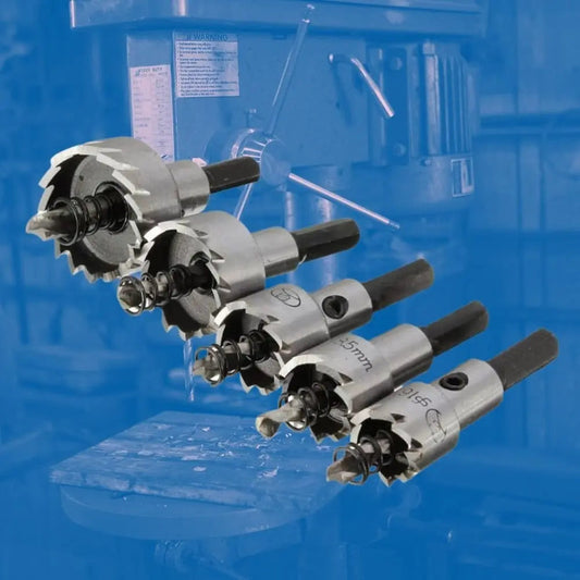 Rynx | High-Performance Carbide Core Drill Bit Set for Metal (5 Pieces)