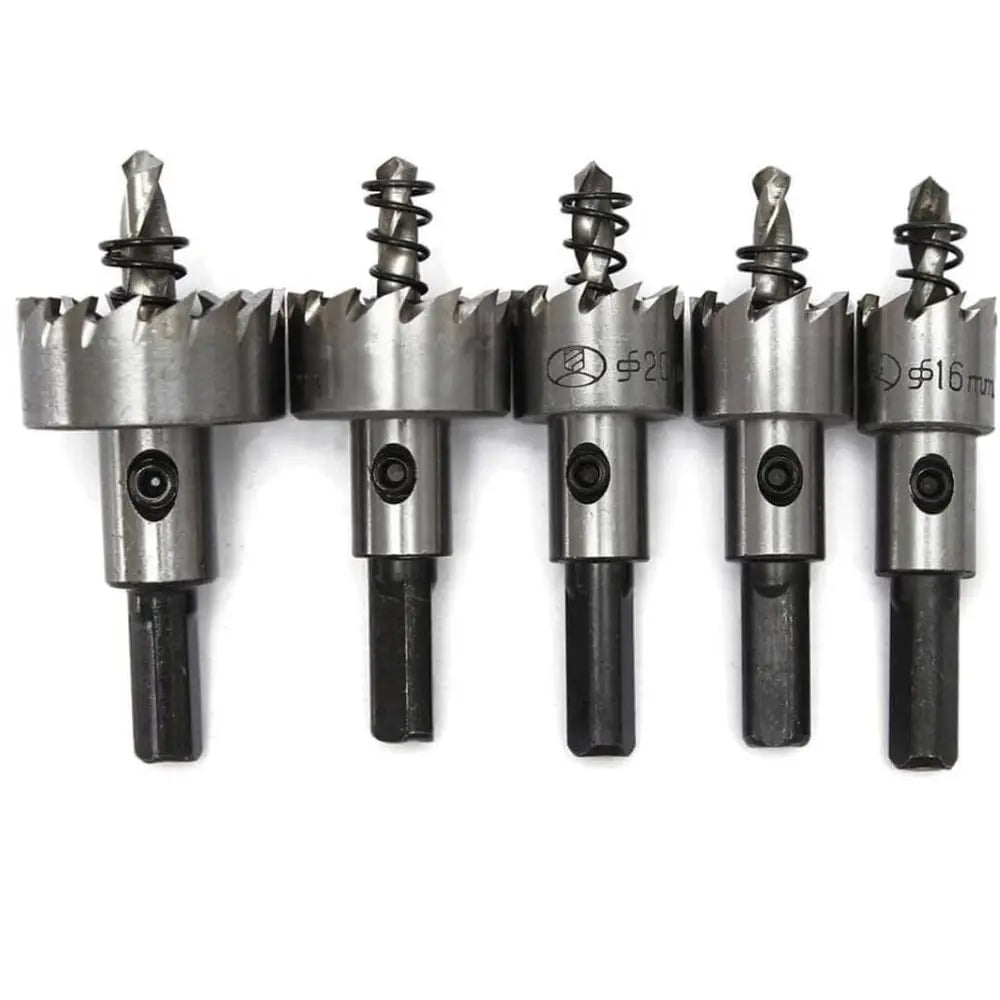 Rynx | High-Performance Carbide Core Drill Bit Set for Metal (5 Pieces)