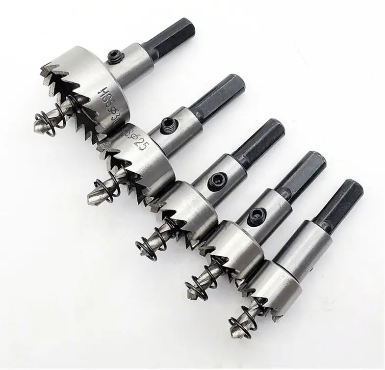 Rynx | High-Performance Carbide Core Drill Bit Set for Metal (5 Pieces)