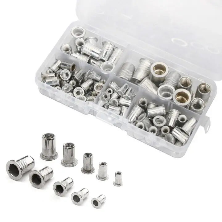 Rynx | High-Quality Nutsert Set with Countersunk Head (100 Pieces)