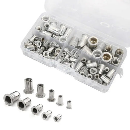 Rynx | High-Quality Nutsert Set with Countersunk Head (100 Pieces)