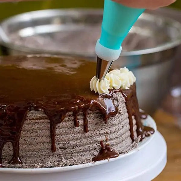 Rynx | High-Quality Cake Decoration Set With 12 Tulip Nozzles For Elegant Baking Art