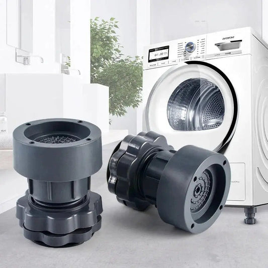 Rynx | Height Adjustable Anti-Vibration Pads for Washing Machines – 4-Piece Set