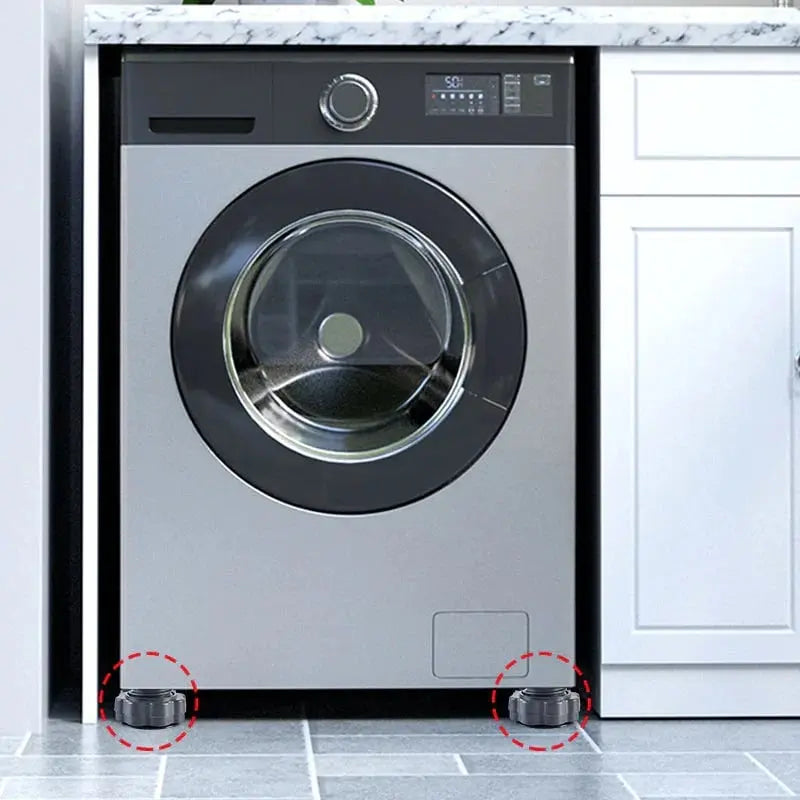 Rynx | Height Adjustable Washing Machine Feet – up to 94% less vibrations (Set of 4)