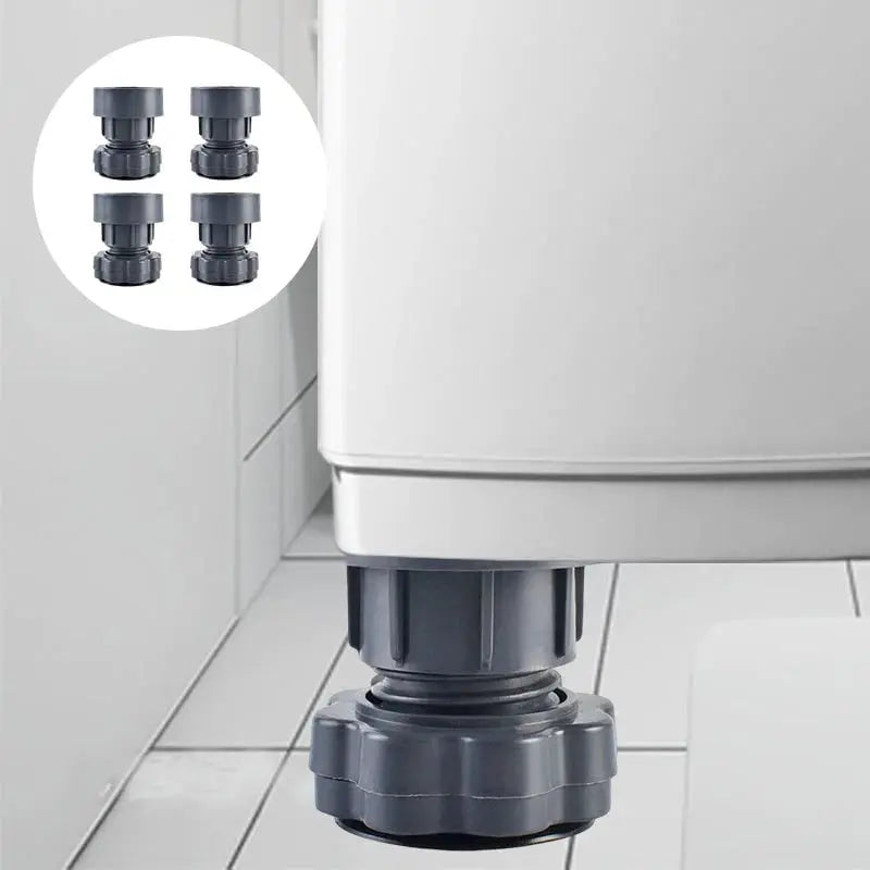 Rynx | Height Adjustable Washing Machine Feet – up to 94% less vibrations (Set of 4)