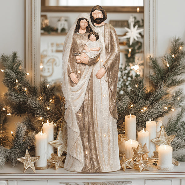 Rynx | 27 Inch Illuminated Holy Family Figurine
