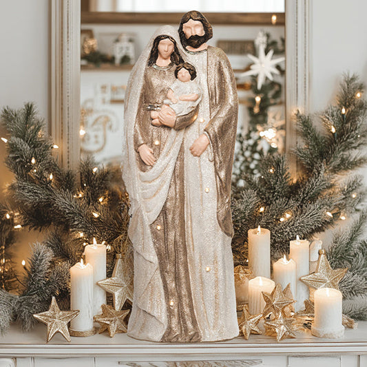 Rynx | 27 Inch Illuminated Holy Family Figurine
