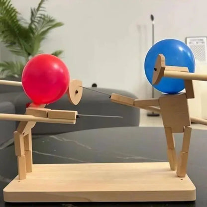 Rynx | Wooden Balloon Battle Game with 100 Balloons – Active Play Fun for Kids