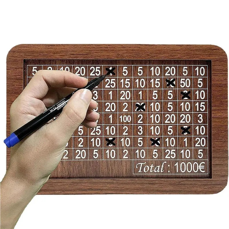 Rynx | Wooden piggy bank with counter – Durable and Decorative
