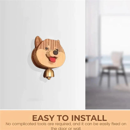 Rynx | Wooden Glockenspiel Door Bell Shiba Inu – Cute & Welcoming Charm